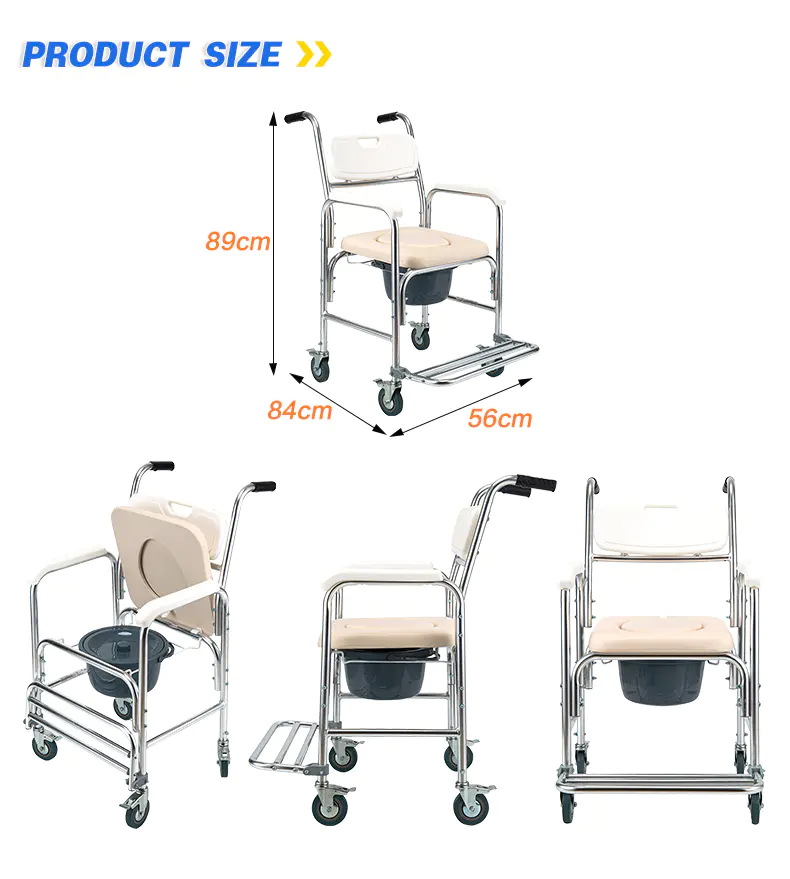 Iron Commode Wheelchair Iron Commode Wheelchair