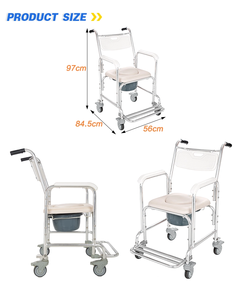 Commode Chair With Wheels