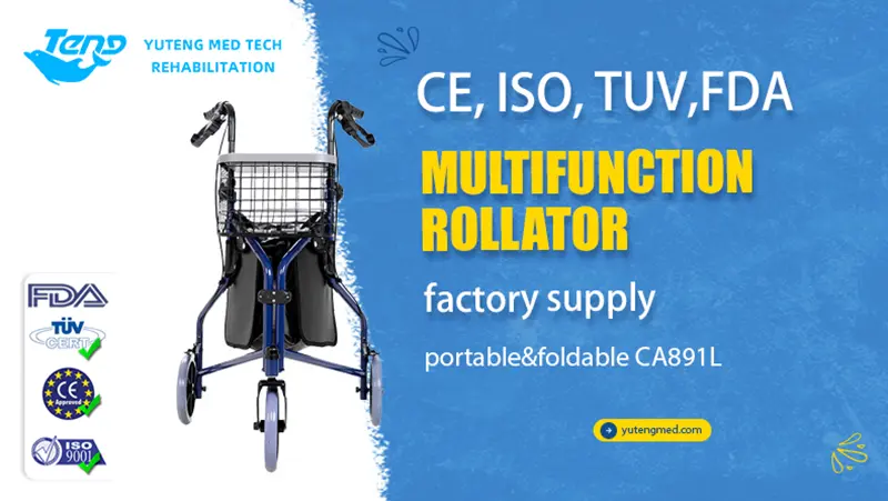 Foldable Aluminum Rollator Foldable Aluminum Rollator